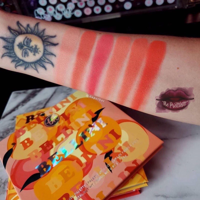 Bảng má hồng 6 ô BH Cosmetics Bellini Blush Palette +2% phí bán hàng | BigBuy360 - bigbuy360.vn