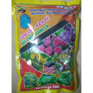 Phân bón NPK 32-9-9 chuyên dùng hoa mai, hoa hồng - gói 500 gram BIOMAX