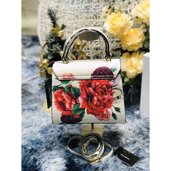 Túi xách D&G fullbox màu trắng