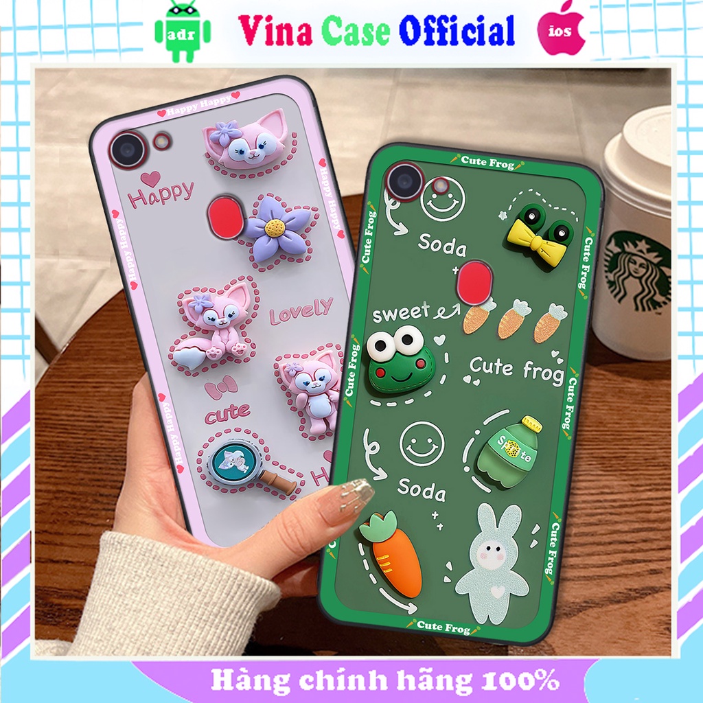 Ốp Oppo F5 / F5 Youth / F7 in hình hoạt hình cute, dễ thương , đáng yêu