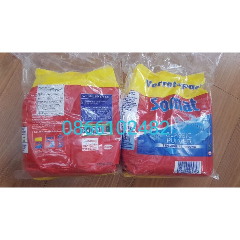 Bột rửa bát cho máy rửa bát Somat 1.2kg