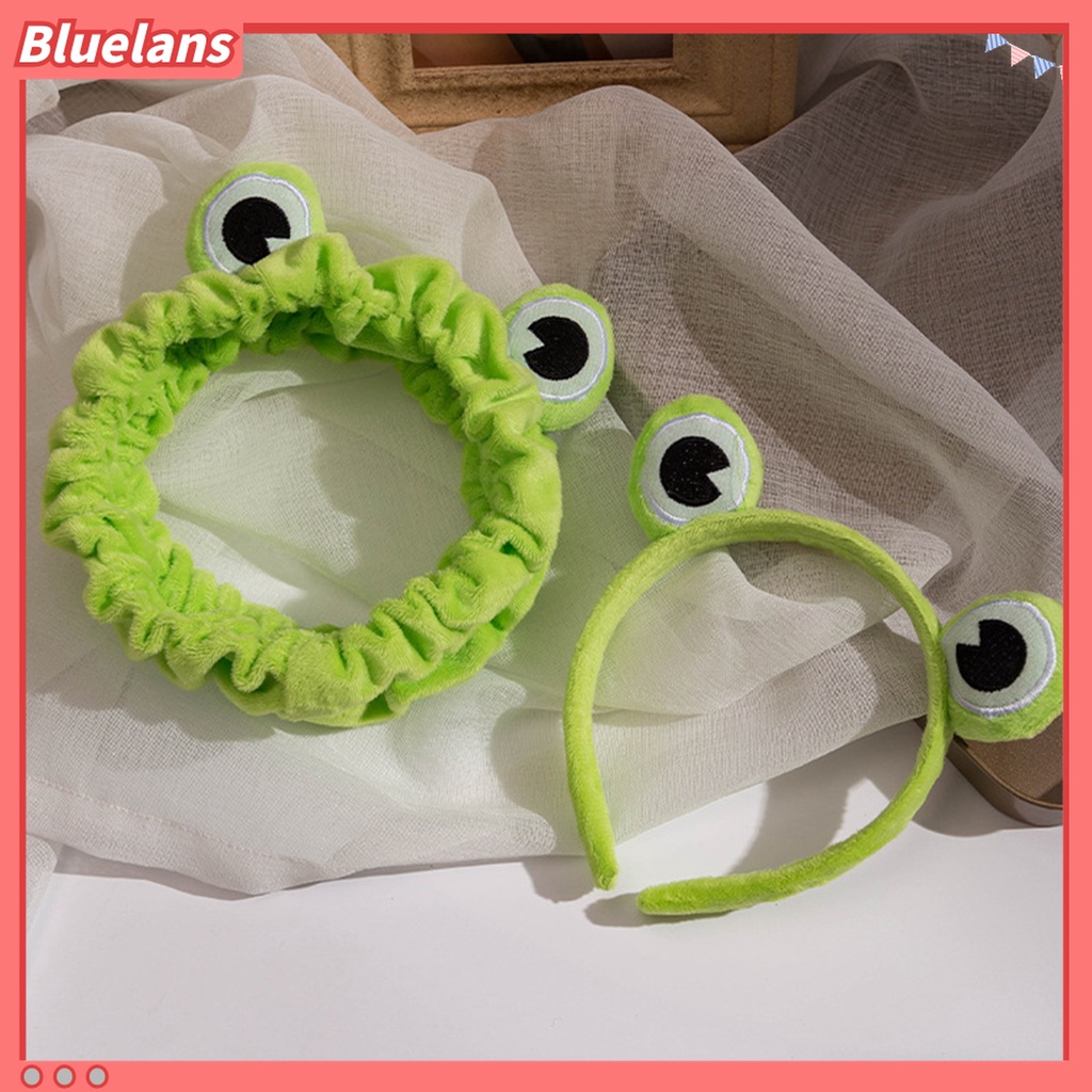 Băng Đô Cài Tóc Co Giãn Chống Trượt Hình Ếch / Động Vật Dễ Thương Dành Cho Bạn Nữ 48h