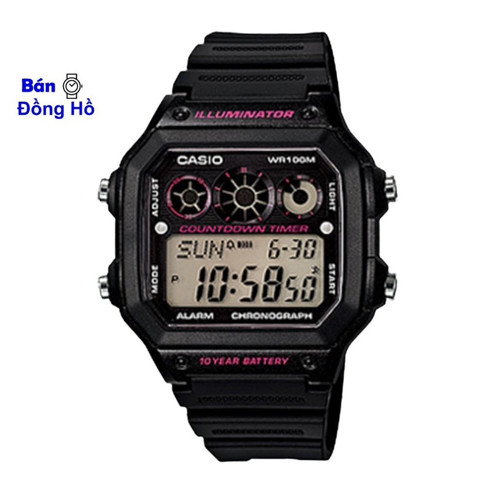 Đồng hồ nam Casio AE-1300 AE-1300WH-1A2F AE-1300WH-1A AE-1300WH-2A AE-1300WH-4A chín