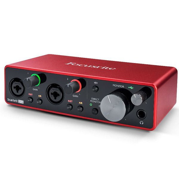 Sound Card FOCUSRITE 2I2 GEN 3 ⚡ BẢO HÀNH 1 NĂM ⚡ Dành Cho Thu Âm, Hát Livestream Chuyên Nghiệp, Monkey Studio