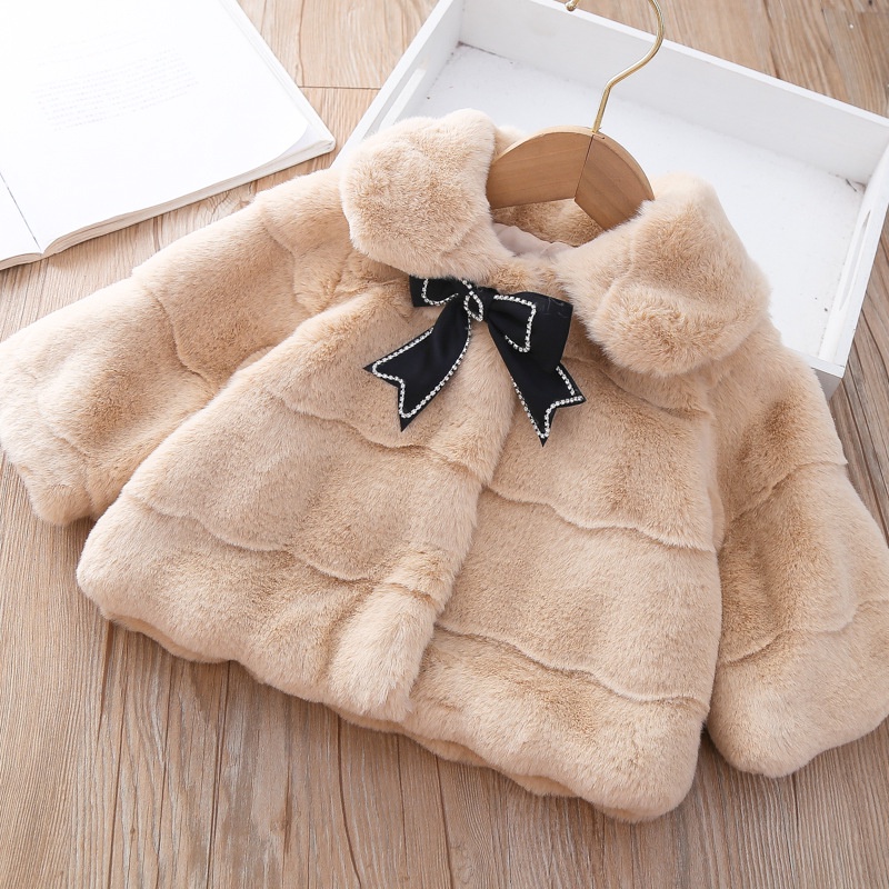 Áo Khoác Lông Xinh Xắn Cho Bé - Áo Choàng Công Chúa Đáng Yêu Hàng Quảng Châu Cao Cấp Cho Bé Chubby Store!