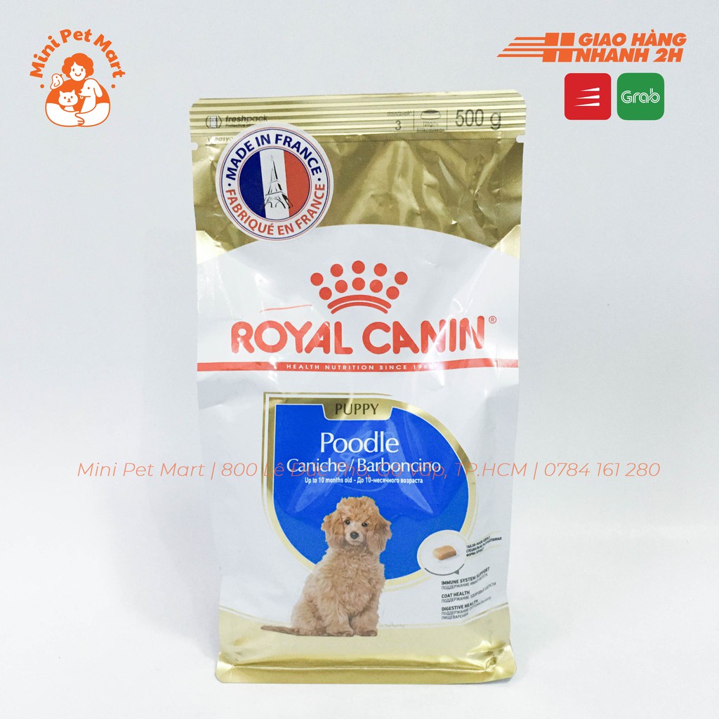 [500g] Thức ăn hạt cho chó Poodle nhỏ ROYAL CANIN