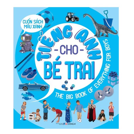 Sách Cuốn Sách Màu Xanh - Tiếng Anh Cho Bé Trai