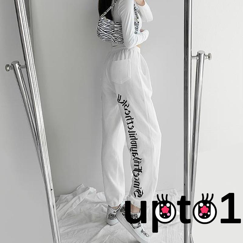 Quần Dài Dây Rút In Chữ Thời Trang Nữ Tính | BigBuy360 - bigbuy360.vn