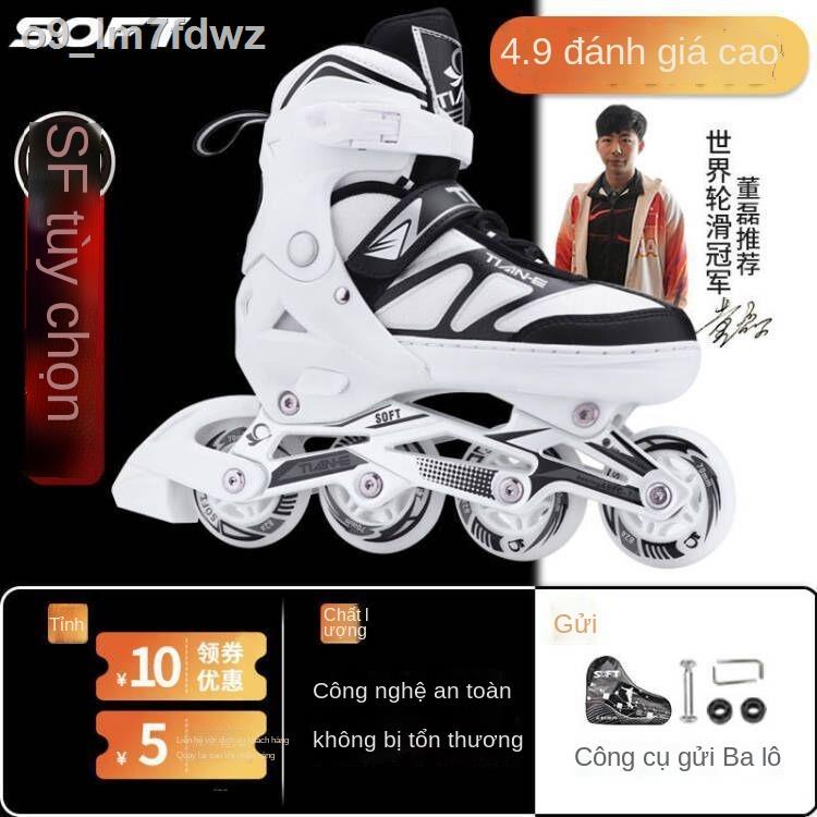 Giày trượt patin người lớn trọn bộ dành cho mới bắt đầu, nam và nữ, sinh viên đại học, thiếu nhi, trẻ em
