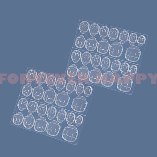 Miếng Dán Móng Giả Silicon Tạm Thời Tấm 12 Miếng Và 24 Miếng Cici.nail