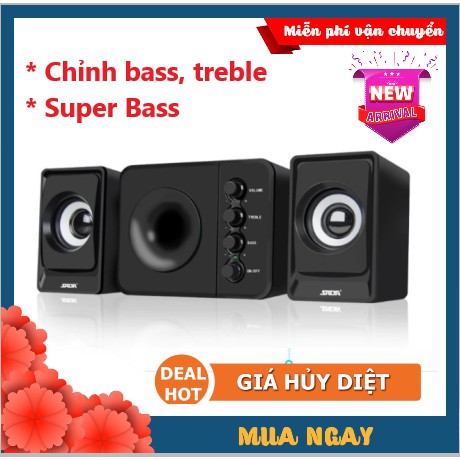 Loa Vi Tính Cao Cấp SADA 205 Super Bass Pro 2019 - Nghe Nhạc Xem Phim Giải Trí