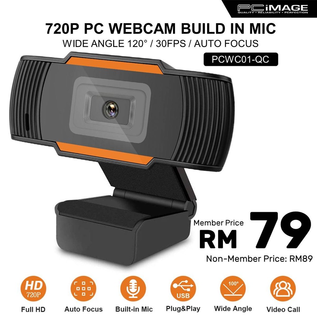 Webcam máy tính chuyên dụng cho Livestream, Học và Làm việc Online siêu rõ nét HD 720P | BigBuy360 - bigbuy360.vn