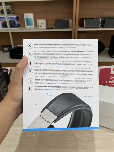 [Mã SKAMCLU9 giảm 10% đơn 100K] Tai nghe Sennheiser Momentum 3 wireless