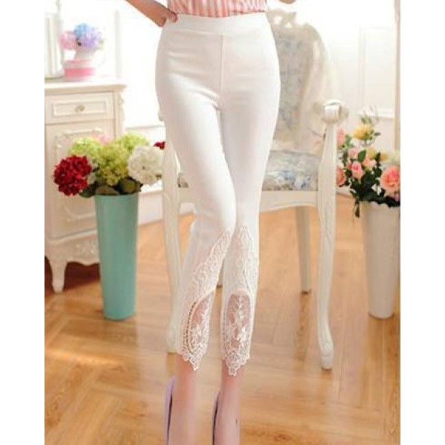 Quần Legging Phối Ren Sành Điệu | BigBuy360 - bigbuy360.vn