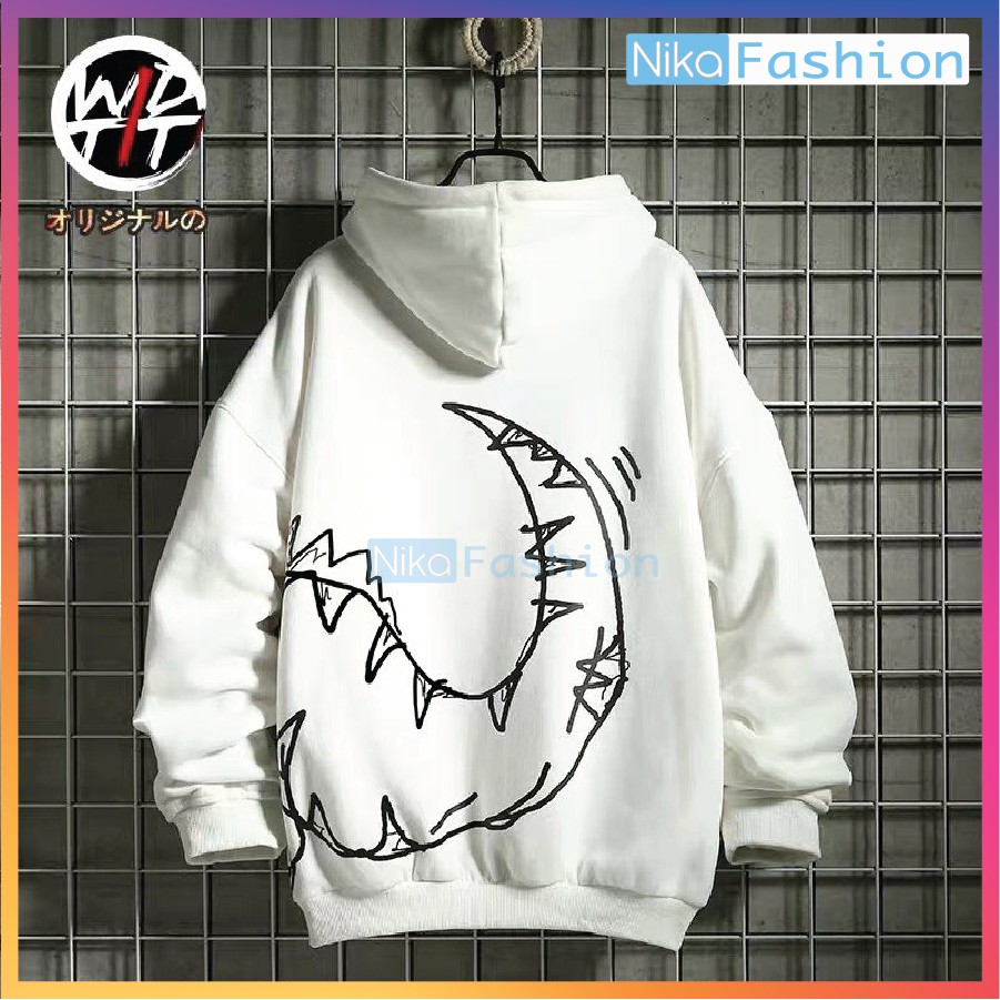 Nikafashion Áo Hoodie Nón Unisex Nam Nữ Chất Vải Nỉ Freesize 1 kích cỡ Form Dáng Rộng Dưới 65kg Mặc Đẹp K. L.O.N.G | BigBuy360 - bigbuy360.vn