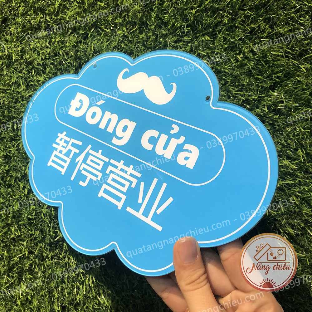 Bảng hiệu dành cho shop bán hàng online_ bảng hiệu hình đám mây_ bảng treo cửa hàng
