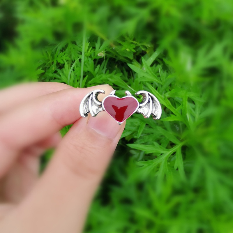 Nhẫn hình cánh dơi/ trái tim/phim phong cách cổ điển độc đáo cho nữ