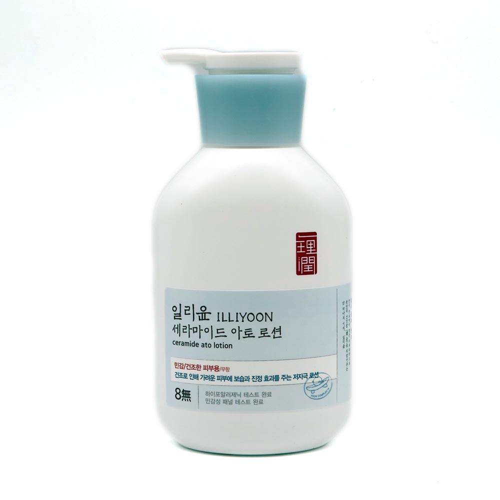 Sữa dưỡng ẩm dịu nhẹ, lành tính dành cho mặt và cơ thể ILLIYOON Ceramide Ato Lotion 350ml