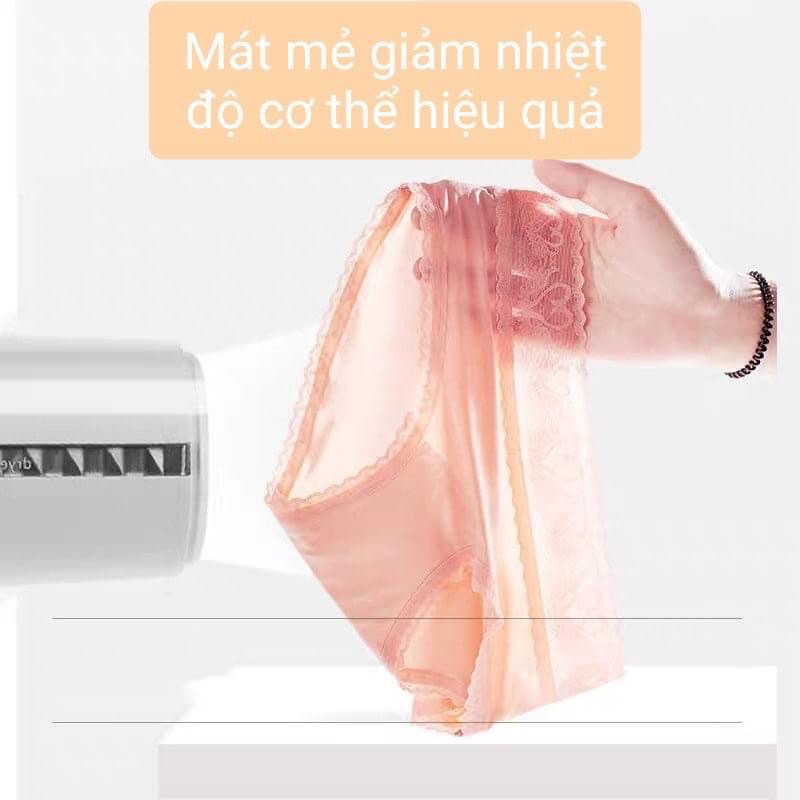 hộp 5 chiếc quần băng lụa siêu mát viền tim cao cấp