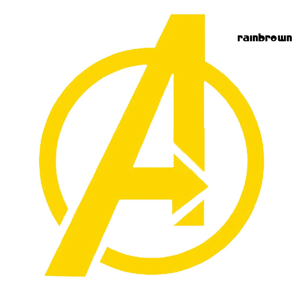 Miếng dán trang trí xe hơi / laptop hình logo nhân vật Avengers