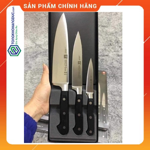 Bộ Dao Zwilling Professional S 3 Món (10cm, 16cm và 20cm) - Sét Dao Nhà Bếp Made in Germany