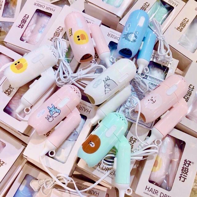 MÁY SẤY TÓC MINI siêu mạnh tạo kiểu tóc 450W