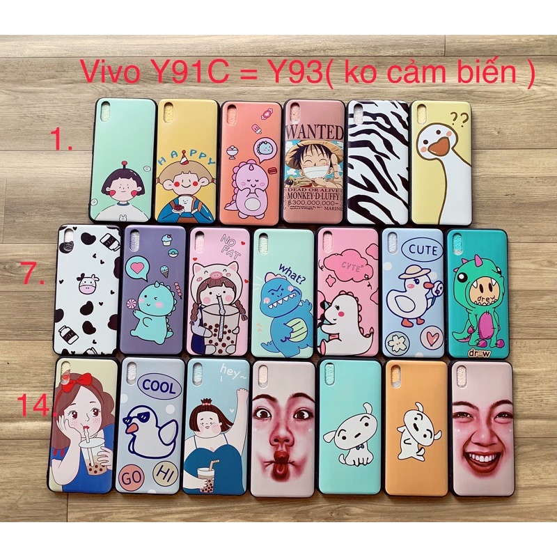 ốp dẻo hình vivo Y91c = Vivo 1820 = y93 ( phiên bản ko cảm biến vân tay)