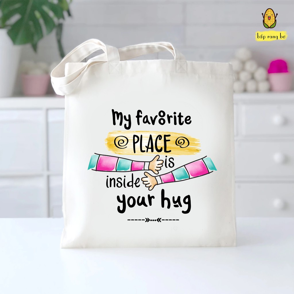 TÚI TOTE YOUR HUG - VẢI CANVAS