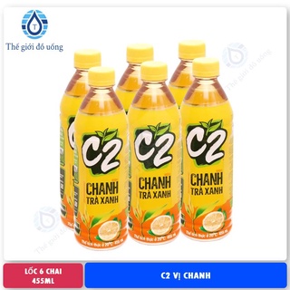 Trà xanh C2 vị chanh loại 455ml