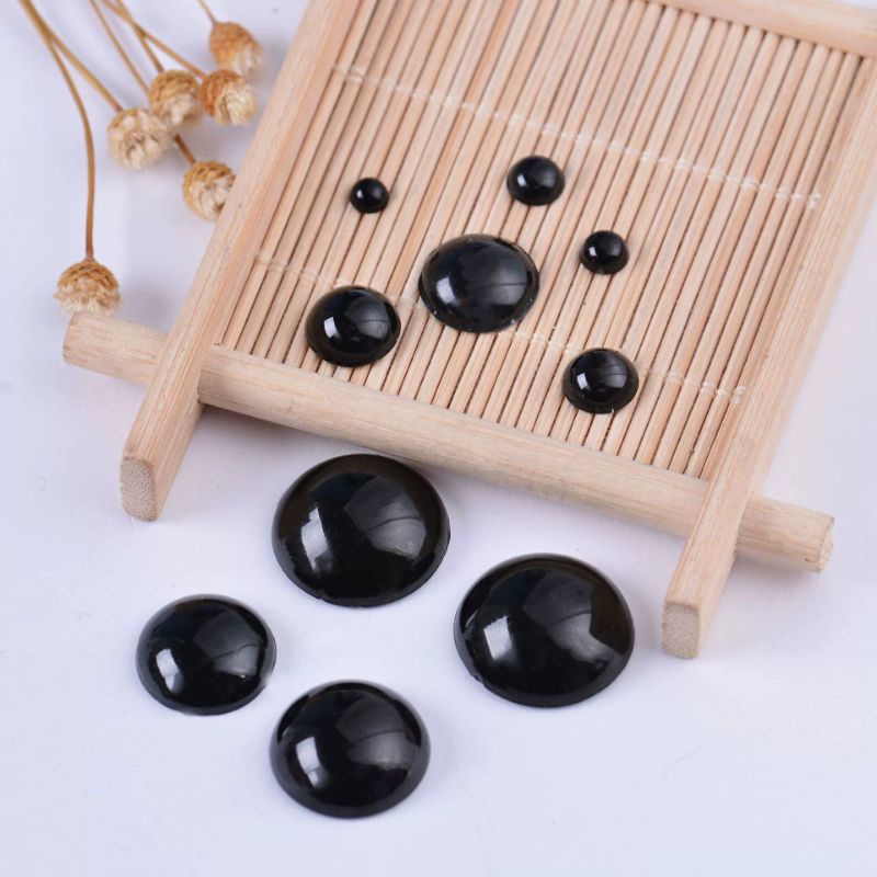 50/ 100 HỘT MẮT DÁN THÚ BÔNG - BỊCH 100 HỘT 1 SIZE