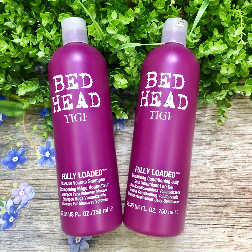 xả tăng phồng Tigi Bed Head Fully Loaded màu tím 750ml