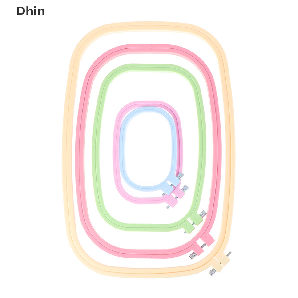 Khung Thêu Bằng Nhựa Hình Vuông Có 5 Kích Cỡ Tiện Lợi