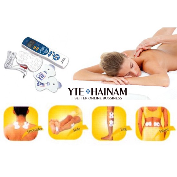 Máy Massage Xung Điện OMRON HVF-128 + Tặng Túi Y Tế Trị Giá 200k