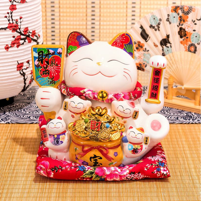 Mèo thần tài vẫy tay được yêu thích nhất Big Size 30cm~33cm | BigBuy360 - bigbuy360.vn