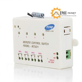 💥 công tắc điều khiển từ xa rf 4 cổng rc5g4 💥 điều khiển bằng sóng rf - an toàn tuyệt đối