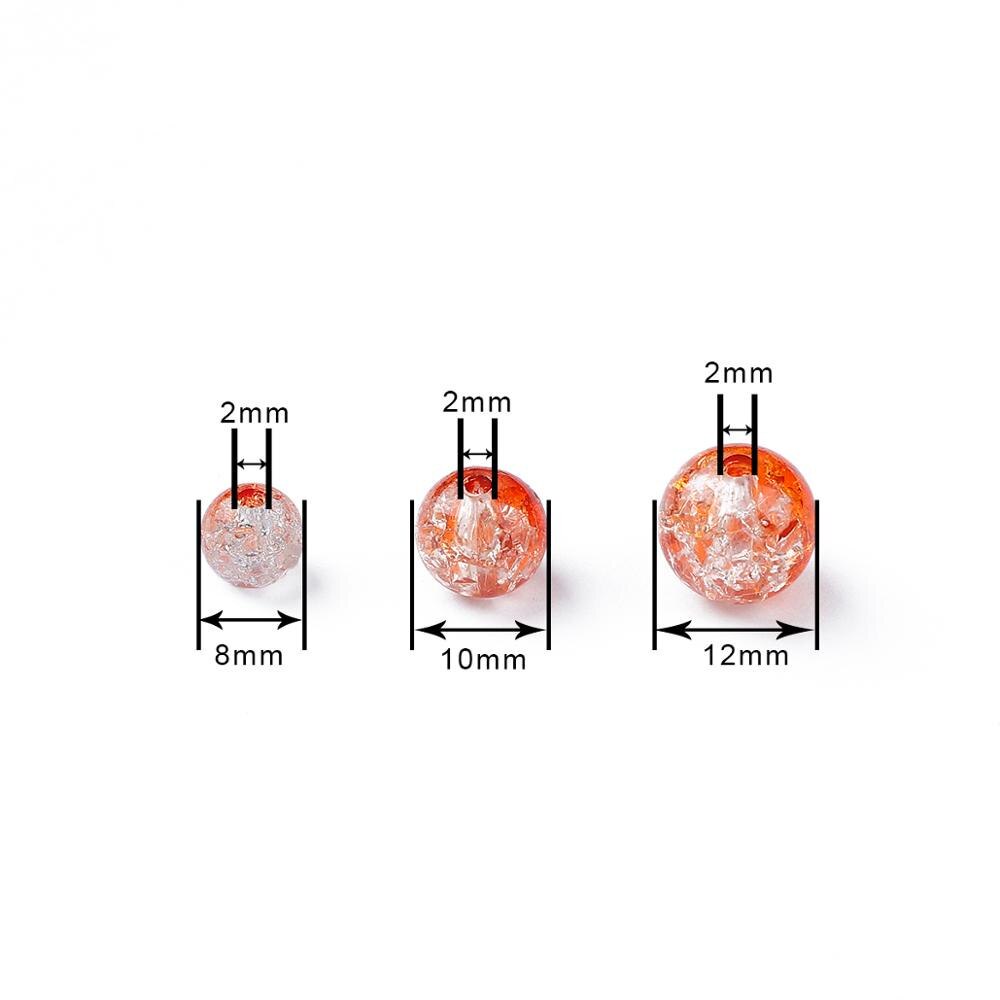 Set 30-100 hạt xỏ làm đồ trang sức thủ công bằng nhựa nhiều màu sắc