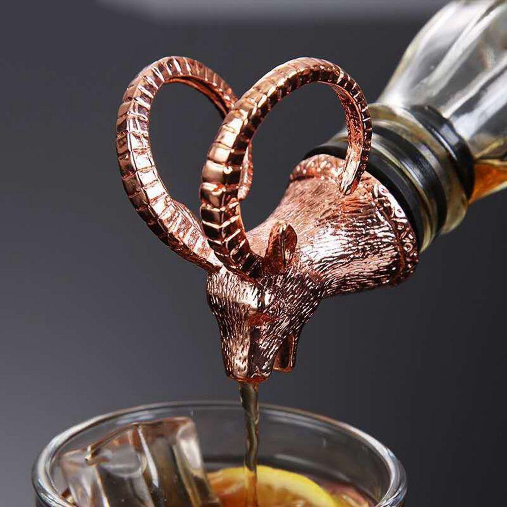 Nút Chặn Chai Rượu Vang Hình Đầu Hươu Độc Đáo Tiện Dụng