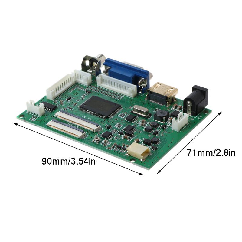 1 Bộ Bảng Mạch Điều Khiển VGA 2AV 40 / 50 Pins Dành Cho Raspberry PI 3 EJ101IA-01G 8 Bit IPS LCD