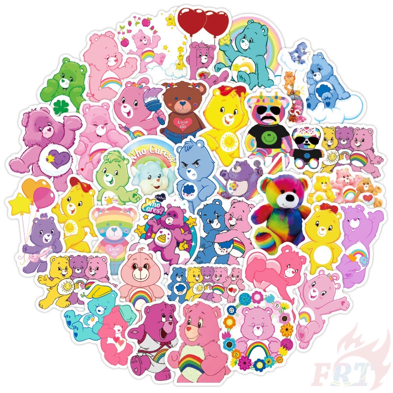 ❉ Care Bears - Series 02 Cartoon Stickers ❉ 50Pcs/Set DIY Fashion Luggage Laptop Skateboard Doodle Stickers