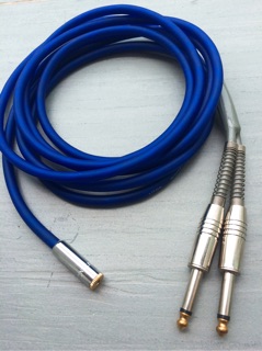 Cáp liton 3.5mm cái stereo ra 2 đầu 6.3/6.35/6.5mm mono 1m