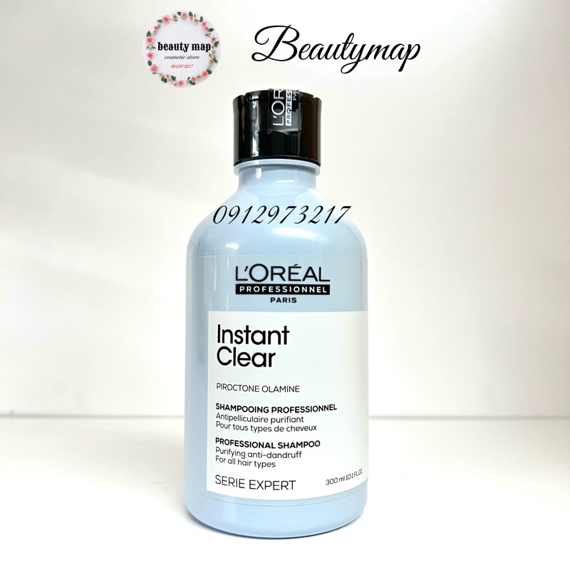 Dầu gội cho da đầu gàu Loreal Instant Clear 300ml