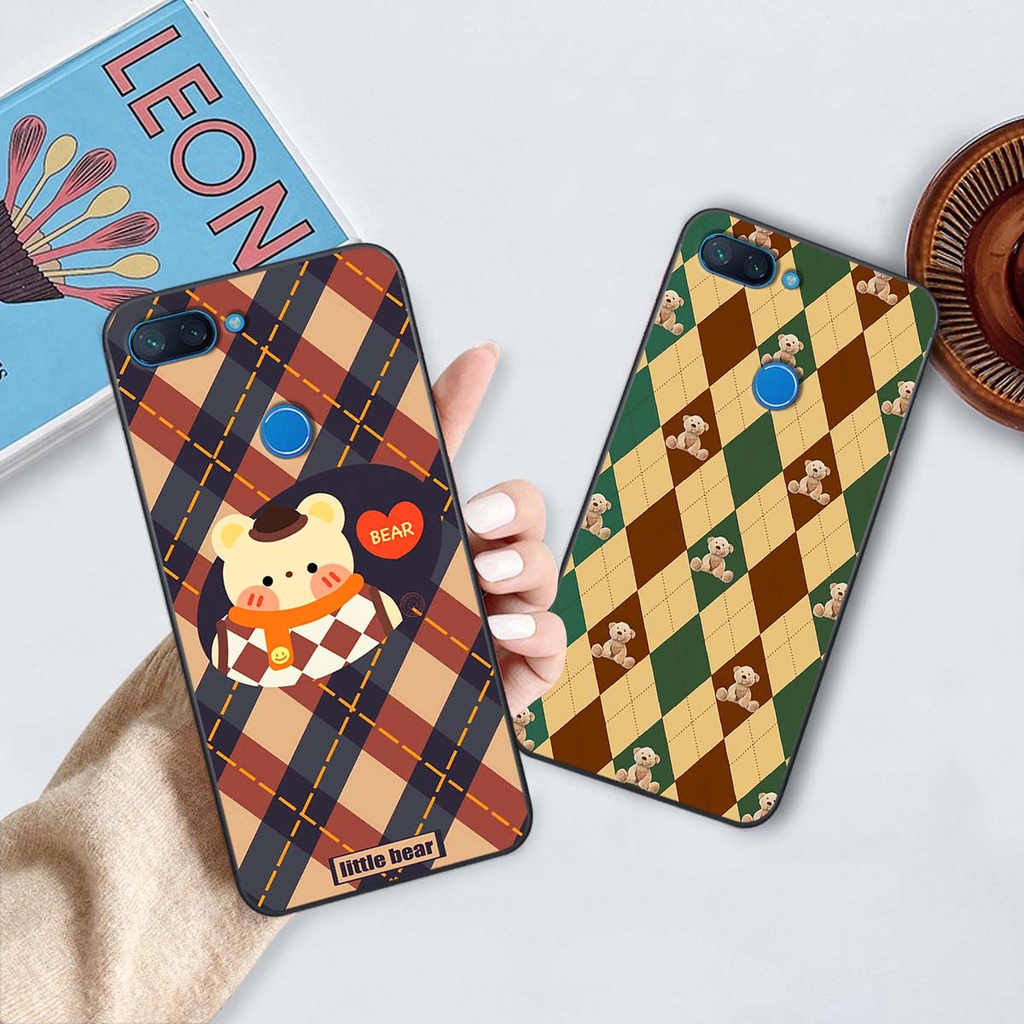 Ốp Xiaomi Mi 8 SE / Mi 8 Lite họa tiết hoa, gấu thời trang, ốp dẻo bền đẹp