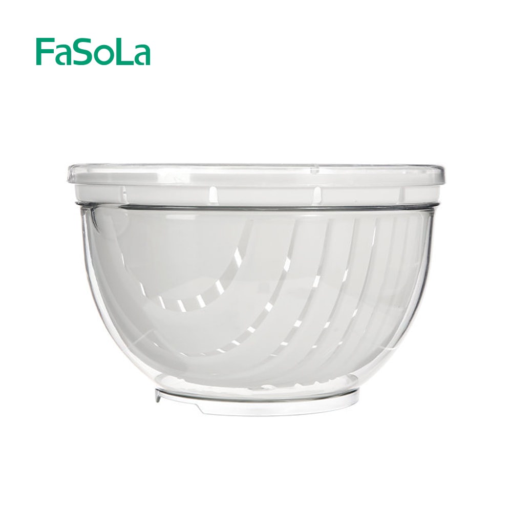 Rổ đôi tròn đựng trái cây, ngâm rửa rau củ tiện lợi FASOLA FSLSH-191