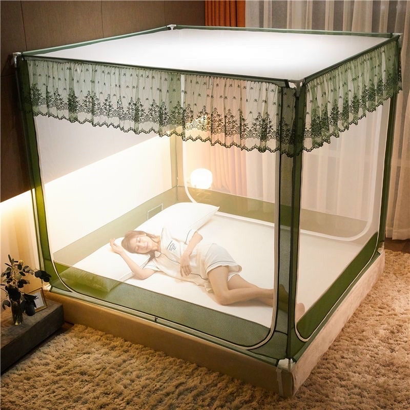 Màn hộp chống rơi, chống đổ; Màn khung đặt giường