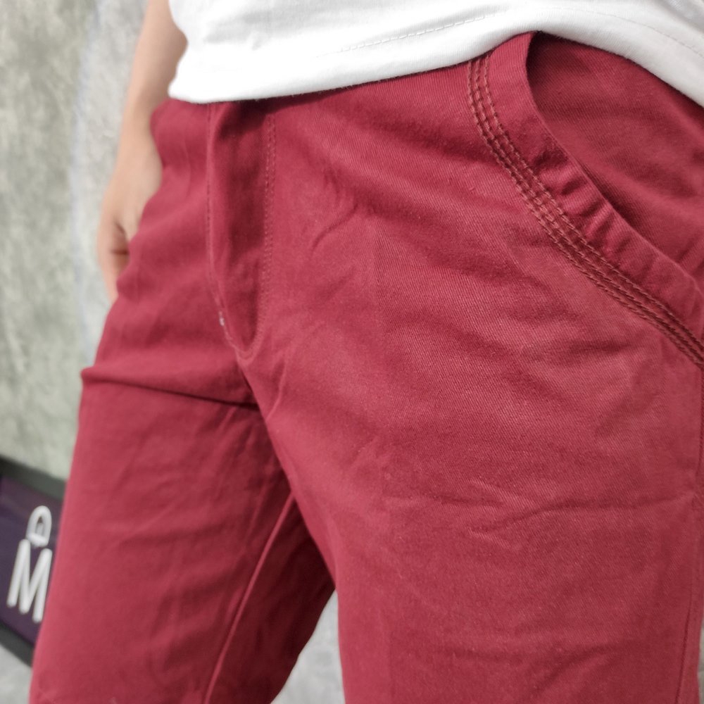 [Mã FAMALLT5 giảm 15% đơn 150K] Quần short kaki nam MĐ Q131 màu đỏ | BigBuy360 - bigbuy360.vn
