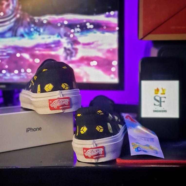 Tbs 8.8 Giày Lười Vans Slip On Spongebob Waffle DT Sản Phẩm Chất Lượng Cao Mới Nhất ^ ^