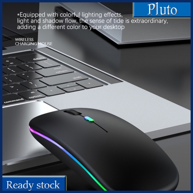 Mới Chuột Không Dây Bluetooth 2.4g Có Đèn Led Nền Dành Cho Game Thủ