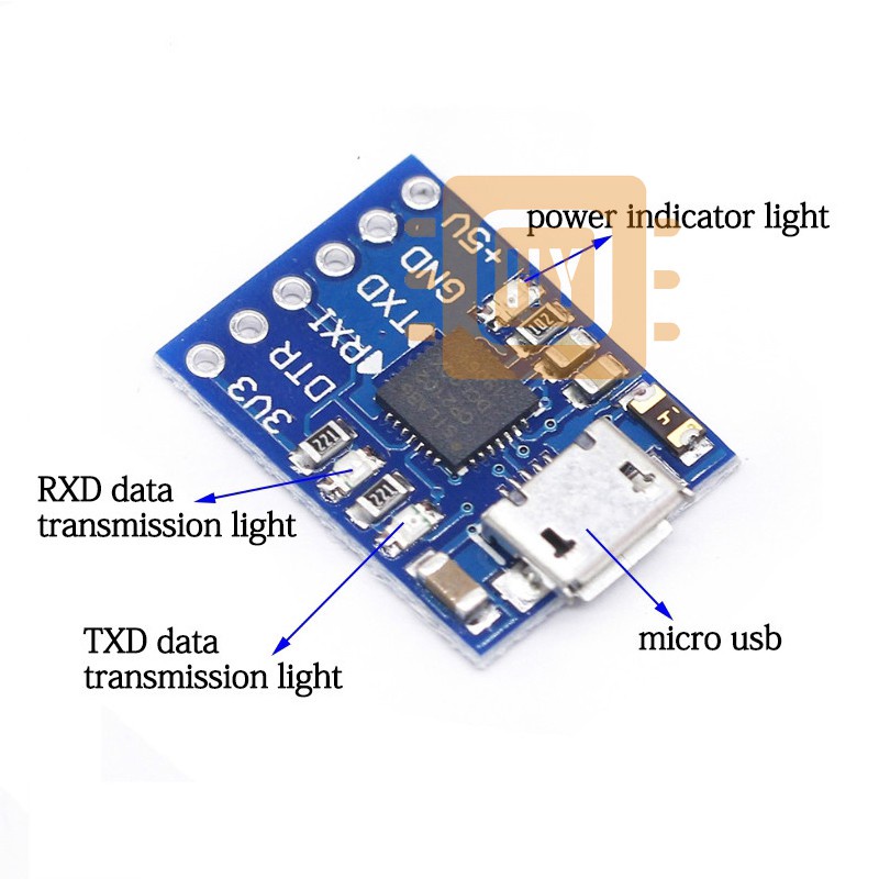 CP2102 MICRO USB to UART TTL Module 6Pin Serial Converter UART STC Replace FT232