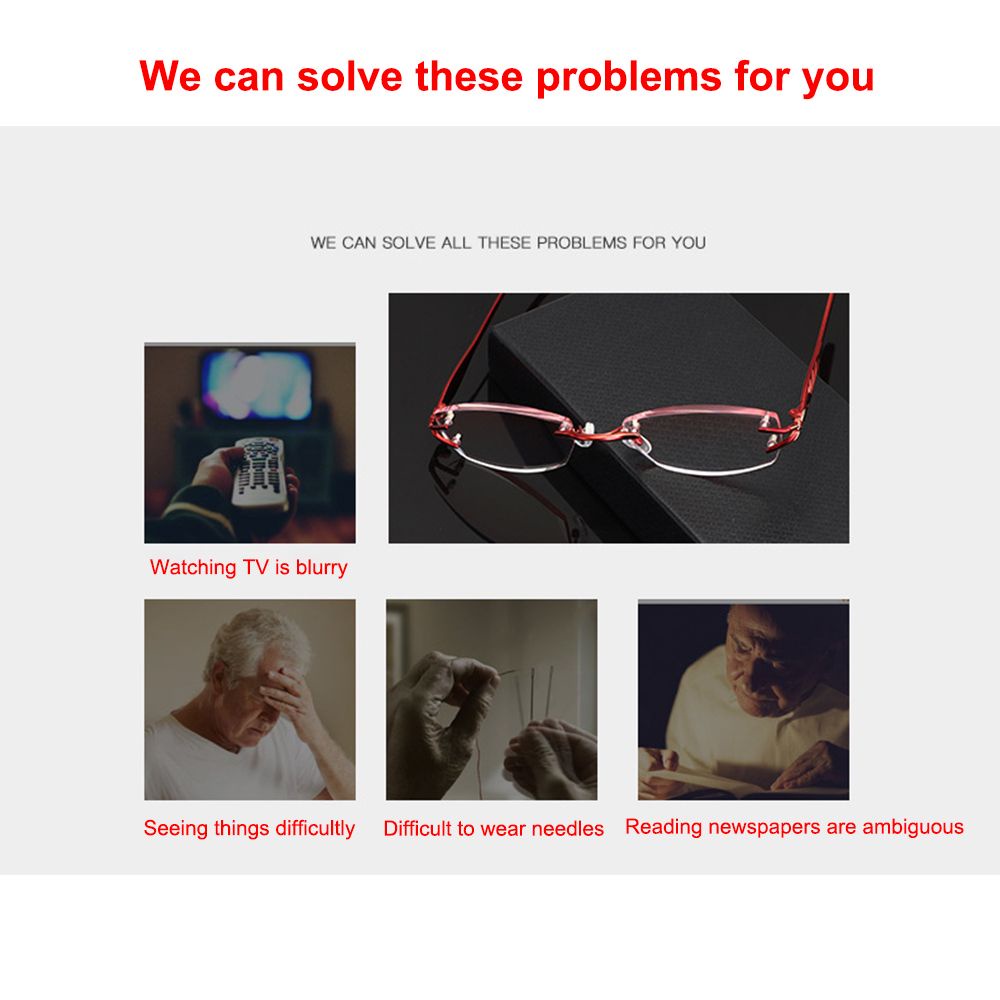 Mắt Kính Đọc Sách Siêu Nhẹ Trong Suốt Chống Tia Sáng Xanh Thời Trang Cho Nam Và Nữ