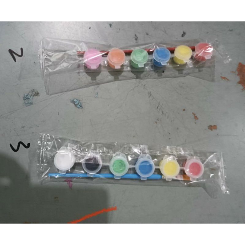 Bộ 6/8/12 màu tô tượng 3ml kèm bút lông